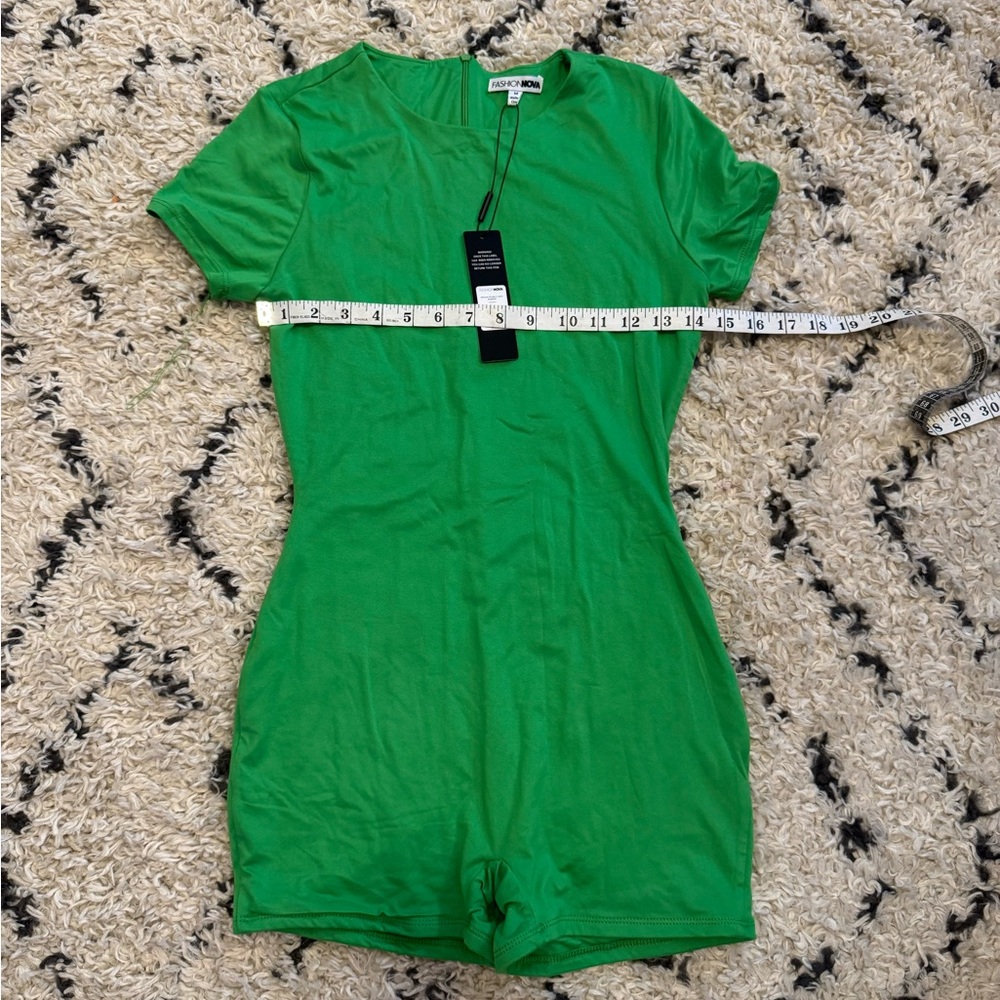 Woman Green Romper Size M